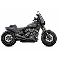 S&S Cycle SS550-0760 Grand National 2-2 Exhaust Black w/Black End Caps for Street Bob/Low Rider/Slim/Fat Bob/Deluxe 18-Up
