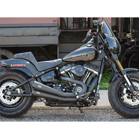 S&S Cycle SS550-0760 Grand National 2-into-2 Exhaust Black w/Black End Caps for Street Bob/Low Rider/Slim/Fat Bob/Deluxe 18-Up