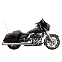 S&S Cycle SS550-0776 Sidewinder 2-1 Exhaust Chrome w/Black End Cap for Touring 95-16