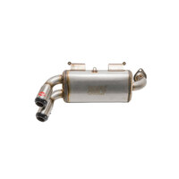 S&S Cycle SS550-1042 Power Tune XTO UTV Exhaust Stainless Steel w/Race Muffler for Polaris RZR XP 1000 15-Up