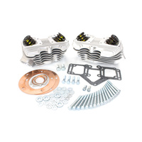 S&S Cycle SS90-1498 Cylinder Head Kit- Natural for Big Twin 66-84 w/3-1/2" Stock Bore