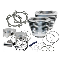 S&S Cycle SS910-0482 98" Big Bore Kit Silver w/Pistons Head Gaskets for Big Twin'99-06 Models