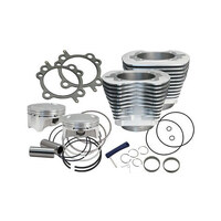 S&S Cycle SS910-0642 100ci Big Bore Kit Silver for Big Twin 99-06
