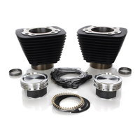 S&S Cycle SS910-0687 1200cc Big Bore Kit Wrinkle Black for Sportster 86-Up w/883cc Engine
