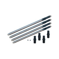 S&S Cycle SS93-5067 Adjustable Pushrod Kit w/Solid Tappet Adapters for Big Twin 66-84