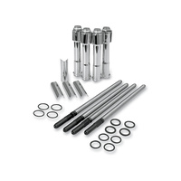 S&S Cycle SS930-0024 Standard Adjustable Pushrods Chrome for Sportster 04-Up
