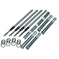 S&S Cycle SS930-0123 Quickee Adjustable Pushrod Kit Chrome for Milwaukee-Eight Touring 17-Up/Softail 18-Up
