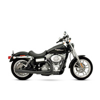 SuperTrapp ST-827-71574 SuperMeg 2-into-1 Exhaust Black for Dyna 06-17