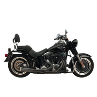 SuperTrapp ST-827-74680 FatShot 2-into-1 Exhaust Black for Softail 86-17