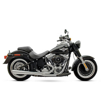 SuperTrapp ST-828-71572 SuperMeg 2-into-1 Exhaust Chrome for Softail 86-17