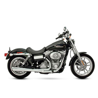 SuperTrapp ST-828-71574 SuperMeg 2-into-1 Exhaust Chrome for Dyna 06-17