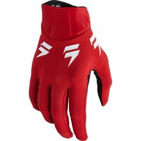 Shift 2021 White Label Trac Red Youth Gloves