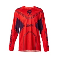 Shift 2023 Black Label Qwik Fluro Red Youth Jersey