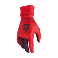 Shift 2023 Black Label Qwik Fluro Red Youth Gloves
