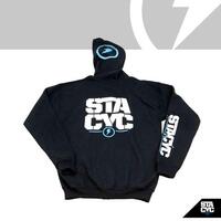 Stacyc Stacked Logo Black Pullover Hoodie