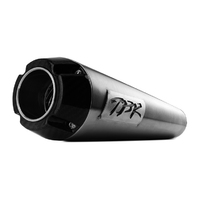 Two Brothers Comp Slip-On Muffler Stainless Steel w/Carbon End Cap for Honda Rebel 300/500 17-19