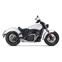 Two Brothers Comp-S 2-1 Full Exhaust System Stainless Steel for Indian Scout 15-21