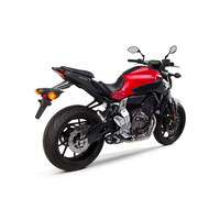 Two Brothers Racing TBR-005-4070106-S1B Black & Aluminum Full Exhaust System for Yamaha MT-07/FZ-07/XSR700 13-Up