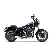 Two Brothers Racing TBR-005-4280199 Comp-S 2-1 Exhaust System Stainless Steel w/Carbon Fiber End Cap for Dyna 91-05