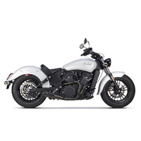 Two Brothers Racing TBR-005-4610199-BLK Comp-S 2-1 Exhaust System Black w/Carbon Fiber End Cap for Indian Scout 17-Up/Victory Octane 2017