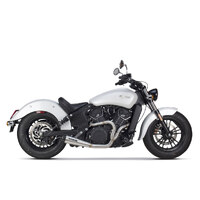 Two Brothers Racing TBR-005-4610199 Comp-S 2-1 Exhaust System Stainless Steel w/Carbon Fiber End Cap for Indian Scout 17-Up/Victory Octane 2017