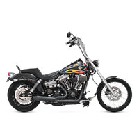 Two Brothers Racing TBR-005-4690199-BLK Megaphone Gen II 2-1 Exhaust System Black for Dyna 06-17