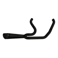 Two Brothers Racing TBR-005-4950199-BLK Shorty Turnout 2-1 Exhaust System Black for Touring 09-16