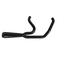 Two Brothers Racing TBR-005-4960199-BLK Comp-S 2-1 Exhaust System Black w/Carbon Fiber End Cap for Softail 18-Up w/Non-240 Rear Tyre