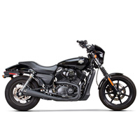 Two Brothers Racing TBR-005-5160199-BLK Comp-S 2-1 Exhaust System Black w/Carbon Fiber End Cap for Street 500/750A 15-Up