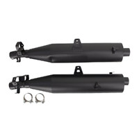 Two Brothers Racing TBR-005-5200499D-BLK 4" Slip-On Mufflers Black Cerakote for Honda Goldwing 18-Up