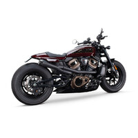Two Brothers TBR-005-5410199-BLK Comp-S 2-1 Exhaust Black w/Carbon Fiber End Cap for Sportster S 21-Up