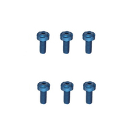 Two Brothers Exhaust End Cap Bolt Kit Blue for M2/M5/M7 Mufflers