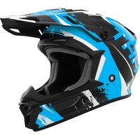 THH T710X Rage Black/Blue Helmet