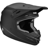 Thor 2024 Sector Solid Black Youth Helmet