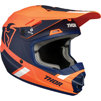 Thor 2024 Sector MIPS Split Orange/Navy Youth Helmet