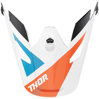 Thor Replacement Visor Peak for Sector Youth Helmets Blade White/Navy