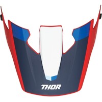 Thor Replacement Visor Peak for Reflex Helmets Apex Red/White/Blue