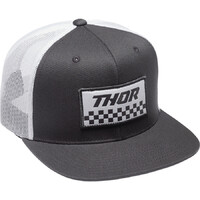 Thor 2022 Checkers Snapback Hat Grey/White