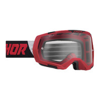 Thor 2023 Regiment Goggles Red/Black w/Clear Lens