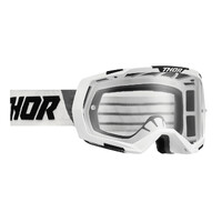 Thor 2023 Regiment Goggles White/Black w/Clear Lens