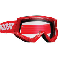 Thor 2022 Combat Racer Youth Goggles Red/White
