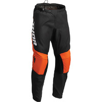 Thor 2022 Sector Chev Charcoal/Red Orange Youth Pants