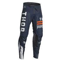Thor 2024 Pulse Combat Midnight/Vintage White Youth Pants
