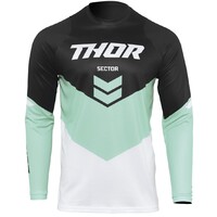 Thor 2022 Sector Chev Black/Mint Jersey