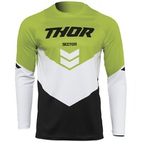 Thor 2022 Sector Chev Black/Green Jersey
