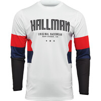 Thor 2024 Hallman Differ Draft White/Red/Navy Jersey