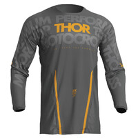 Thor 2024 Pulse Mono Dark Grey/Yellow Jersey