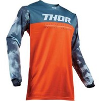 Thor 2019 Pulse Air Acid Youth Jersey Red Orange/Slate