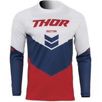Thor 2022 Sector Chev Youth Jersey Red/Navy