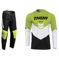 Thor 2022 Sector Chev Black/Green Youth Gear Set